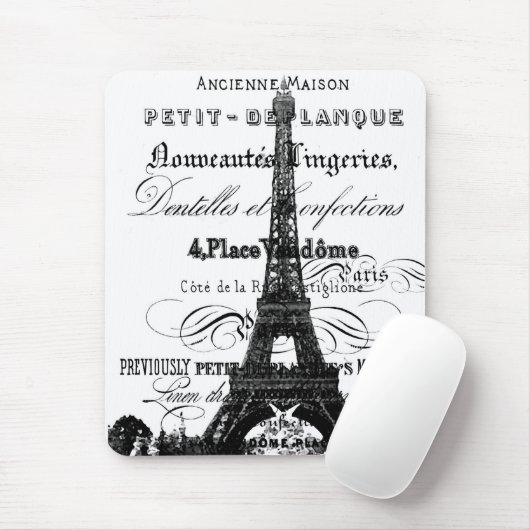Eiffelturm-Mausunterlage Mousepad (Mit Mouse)