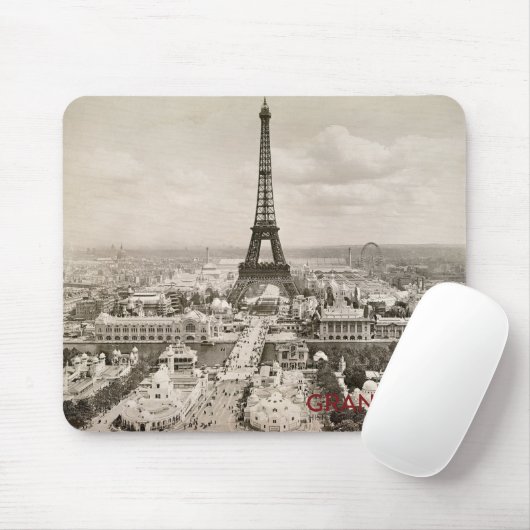 Eiffelturm-Mausunterlage Mousepad (Mit Mouse)