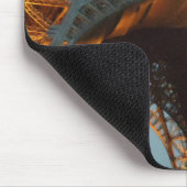 Eiffelturm mit blinkenden Lichtern Mousepad (Ecke)