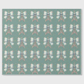 Eiffelturm mit Bow Geschenkpapier (Flach)