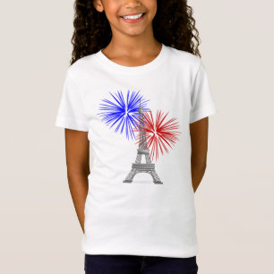 Eiffelturm mit Feuerwerk T-Shirt