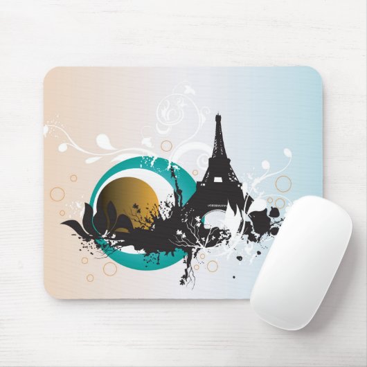 Eiffelturm Mousepad (Mit Mouse)