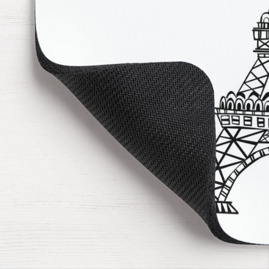 Eiffelturm Mousepad (Ecke)