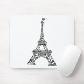 Eiffelturm Mousepad (Mit Mouse)