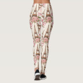 Eiffelturm-Muster Leggings (Rückseite)