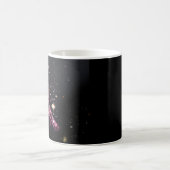 Eiffelturm Nacht Mond Kaffeetasse (Mittel)
