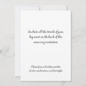 Eiffelturm nachts einladung (Rückseite)