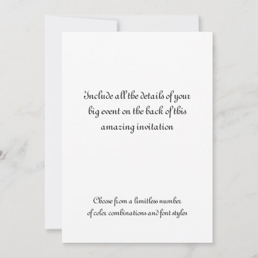 Eiffelturm nachts einladung (Rückseite)