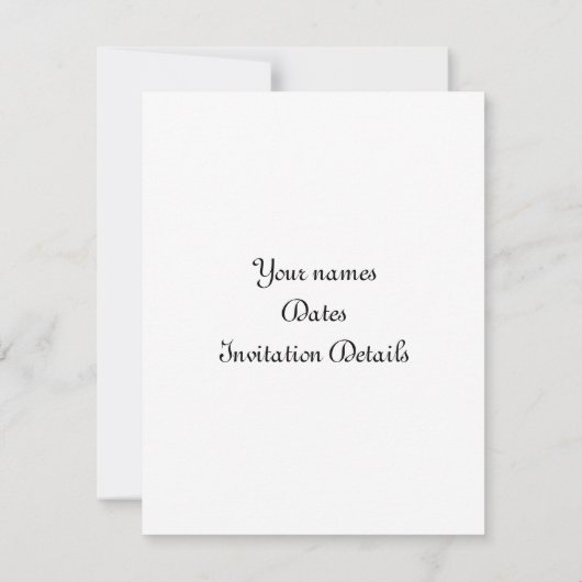 Eiffelturm nachts - Farbe Einladung (Rückseite)