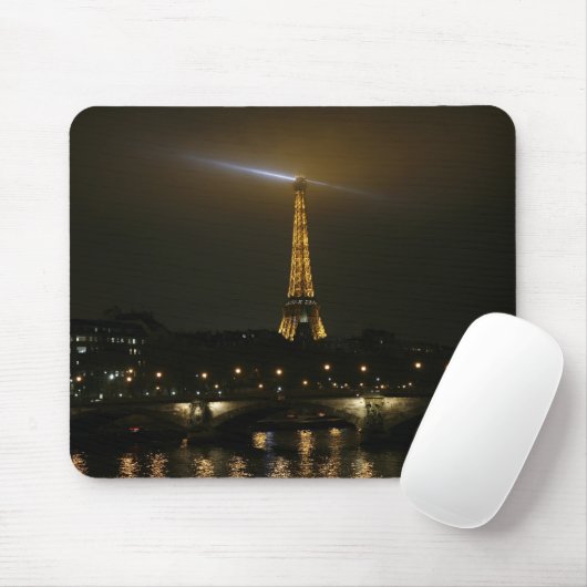 Eiffelturm nachts, Paris, Mousepad (Mit Mouse)
