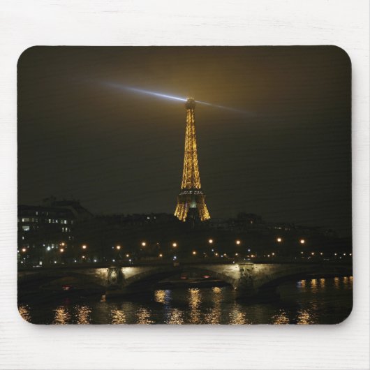 Eiffelturm nachts, Paris, Mousepad (Vorne)
