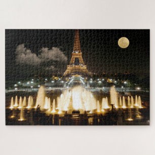 Eiffelturm nachts. puzzle
