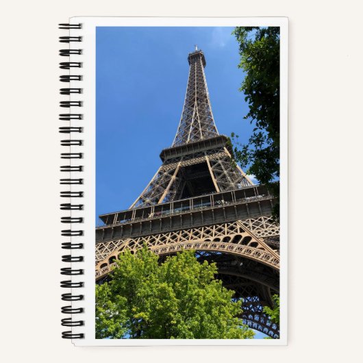 Eiffelturm-Notebook (Hardcover) Notizblock (Vorderseite)