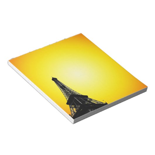 Eiffelturm Notepad Notizblock (angewinkelt)