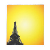 Eiffelturm Notepad Notizblock (Vorderseite)