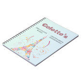 Eiffelturm Notizblock (Linke Seite)