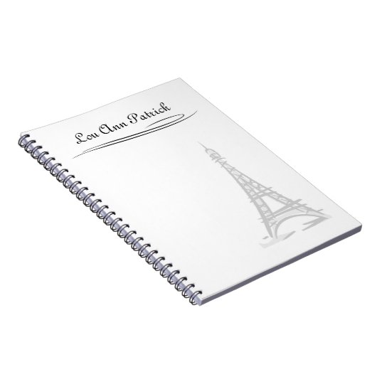 Eiffelturm Notizblock (Rechte Seite)