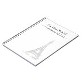 Eiffelturm Notizblock (Linke Seite)