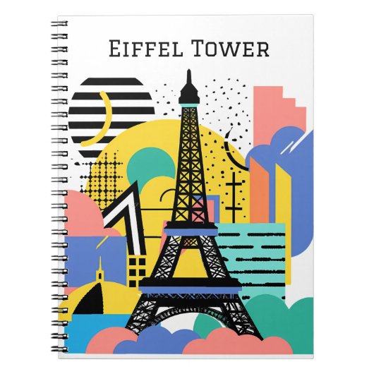 Eiffelturm Notizblock (Vorderseite)