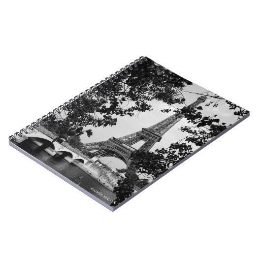 Eiffelturm-Notizbuch Notizblock (Linke Seite)