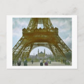 Eiffelturm Paris 1900 Exposition Universelle Postkarte (Vorderseite)