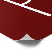 Eiffelturm Paris Artwork Frankreich Reisen Poster (Ecke)