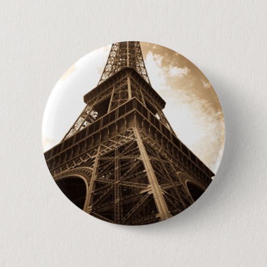 Eiffelturm Paris Button (Vorderseite)