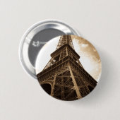 Eiffelturm Paris Button (Vorne & Hinten)