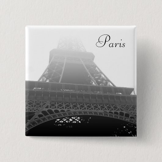 Eiffelturm Paris Button (Vorderseite)