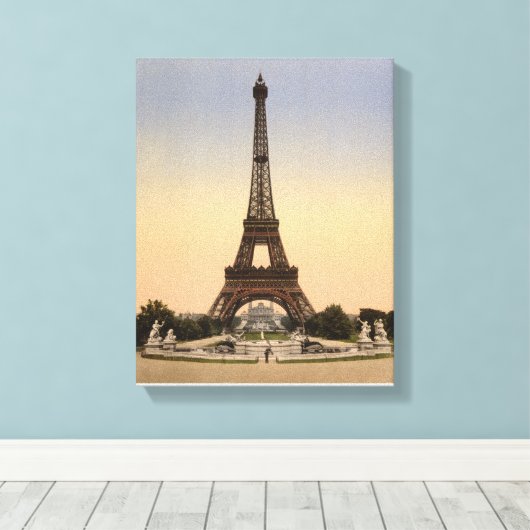 Eiffelturm Paris, Exposition Universell 1900 Leinwanddruck (Insitu (Holzboden))