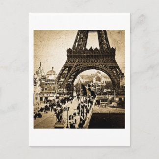 Eiffelturm Paris Exposition Universelle Postkarte