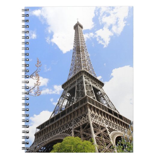 Eiffelturm Paris Foto Notizblock (Vorderseite)