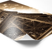 Eiffelturm Paris Fotodruck (Ecke)