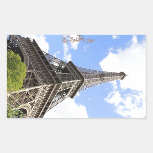 Eiffelturm Paris Fotografie Rechteckiger Aufkleber