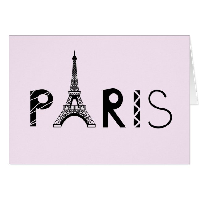 Eiffelturm Paris, Frankreich | (Vorderseite (Horizontal))