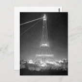 Eiffelturm Paris Frankreich 1900 Vintag Postkarte (Vorne/Hinten)
