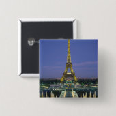Eiffelturm, Paris, Frankreich 2 Button (Vorne & Hinten)