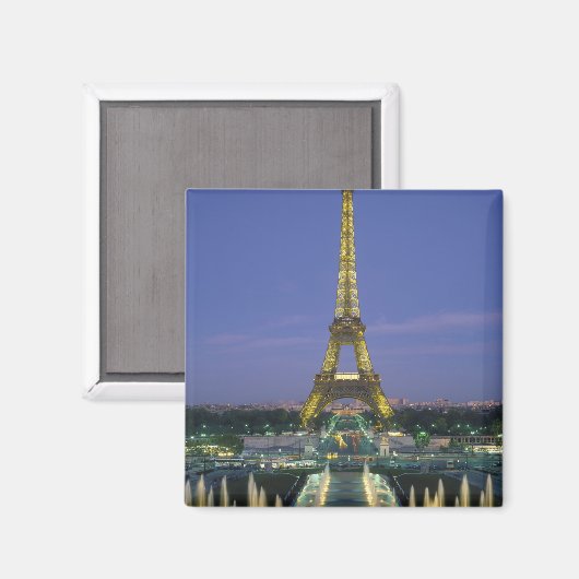 Eiffelturm, Paris, Frankreich 2 Magnet (Vorderseite/Rückseite)
