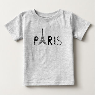 Eiffelturm Paris, Frankreich Baby T-shirt