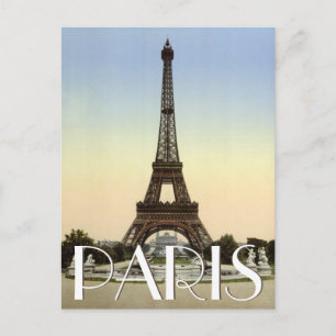 Eiffelturm, Paris, Frankreich Benutzerdefinierter Postkarte