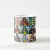 Eiffelturm, Paris, Frankreich Collage Coffee Tasse (Mittel)