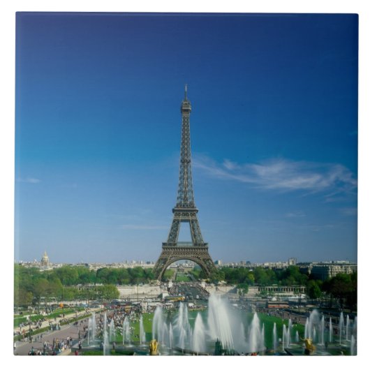 Eiffelturm, Paris, Frankreich Fliese (Vorderseite)