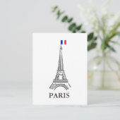 Eiffelturm, Paris, Frankreich / Französische Postk Postkarte (Stehend Vorderseite)