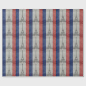 Eiffelturm, Paris Frankreich Geschenkpapier (Flach)