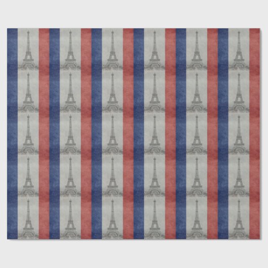 Eiffelturm, Paris Frankreich Geschenkpapier (Flach)