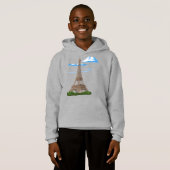 Eiffelturm Paris Frankreich Hoodie (Vorne ganz)