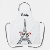Eiffelturm, Paris Frankreich Individuelle Name Sch Schürze (Vorderseite)