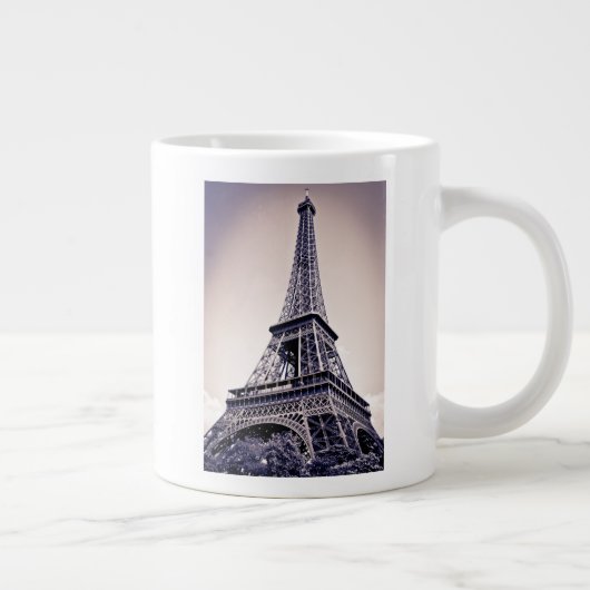 Eiffelturm, Paris, Frankreich Jumbo-Tasse (Rechts)