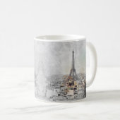 Eiffelturm. Paris, Frankreich Kaffeetasse (VorderseiteRechts)