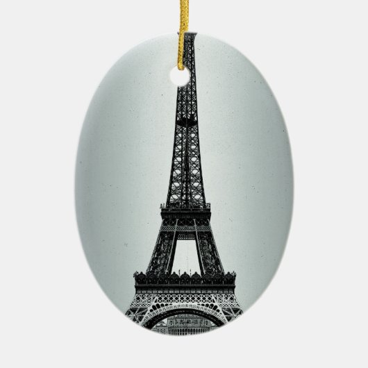 Eiffelturm Paris Frankreich Keramikornament (Vorne)